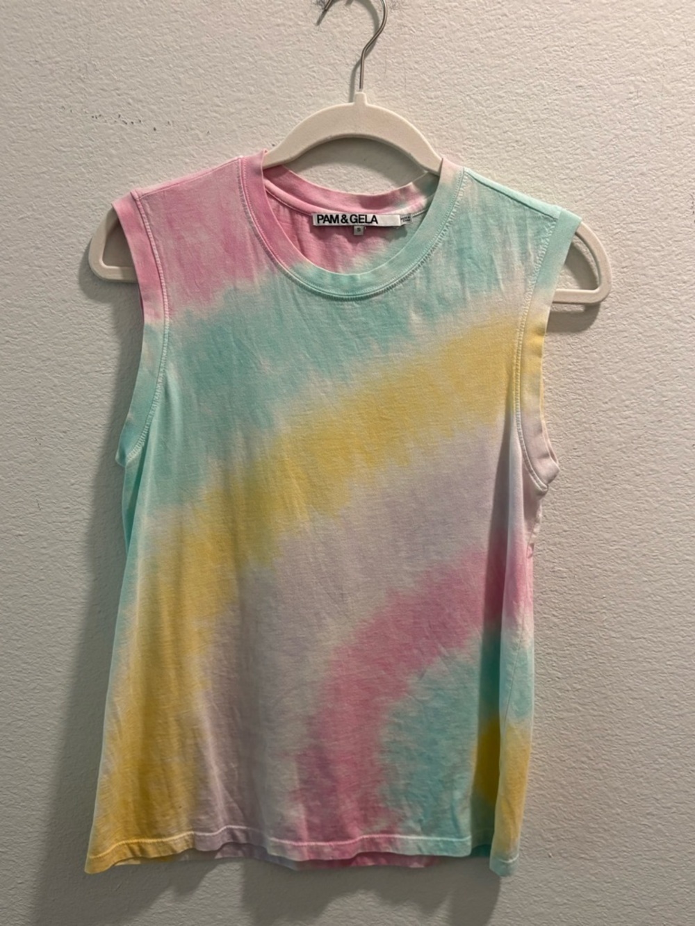 PAM & GELA women’s tie dye top, size S